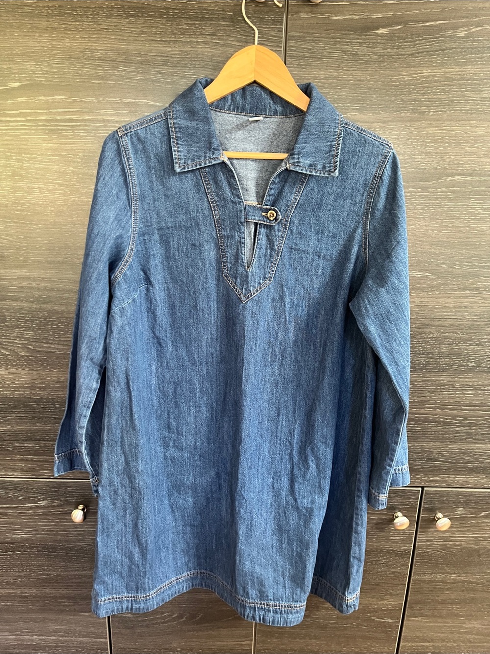 Old Navy Denim Dress Large